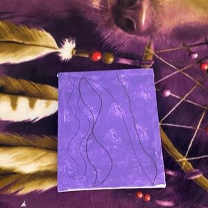 Abstract Purple Canvas Art